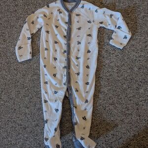 Ralph Lauren baby AOP Bear Footies